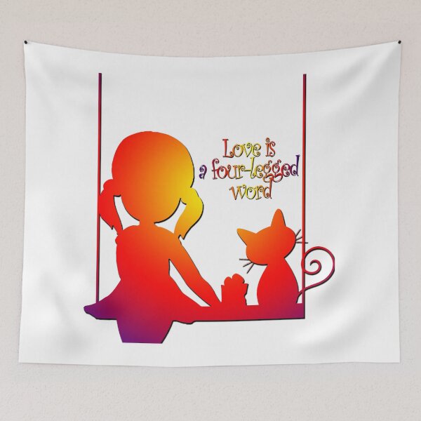 Item preview, A cat's love designed and sold by likbatonboot.