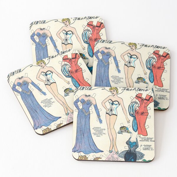 Item preview, Gloria Fashions (1956) - Vintage Paper Doll designed and sold by SALON DES ARTS.
