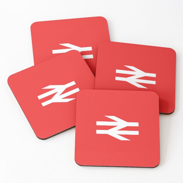 Item preview, British Rail Logo on a British Rail Red background designed and sold by gbeton.