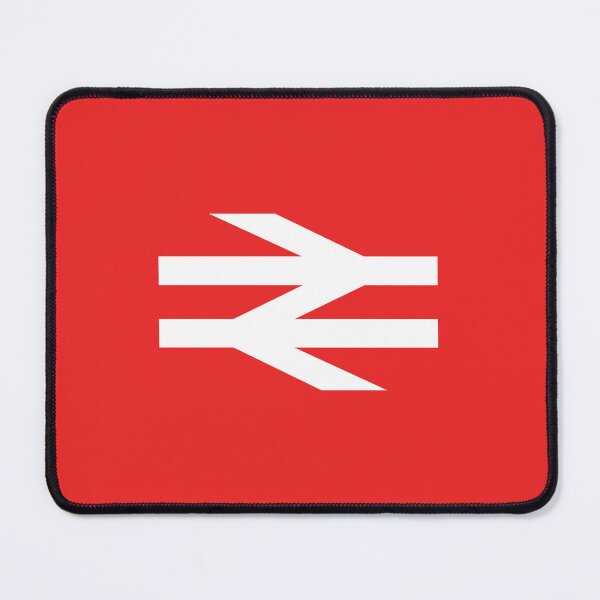 Item preview, British Rail Logo on a British Rail Red background designed and sold by gbeton.