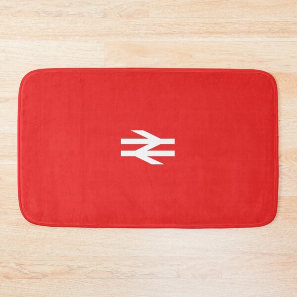 Item preview, British Rail Logo on a British Rail Red background designed and sold by gbeton.