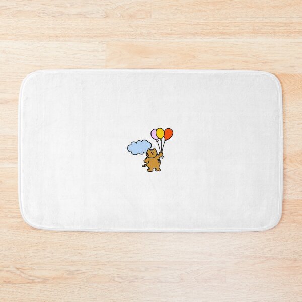 Item preview, a flying Cat with balloons designed and sold by superbaechoo.