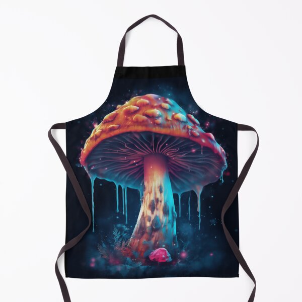 Item preview, Trippy Dripping Mushroom AI Art Digital Painting designed and sold by Basti09.