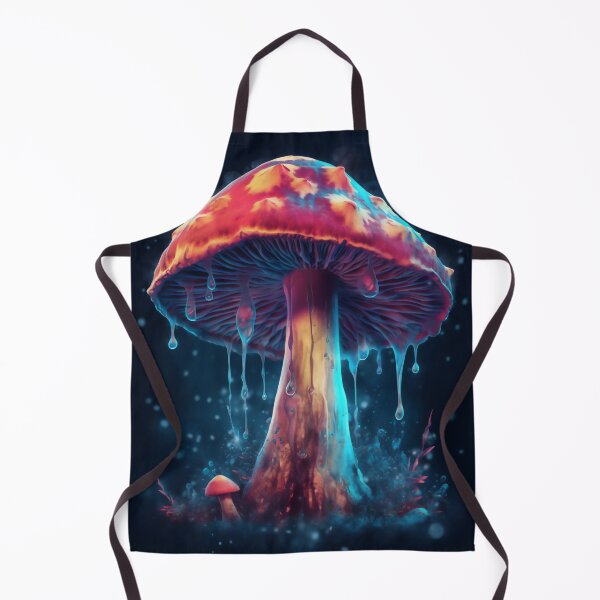 Item preview, Trippy Dripping Mushroom AI Art Digital Painting designed and sold by Basti09.