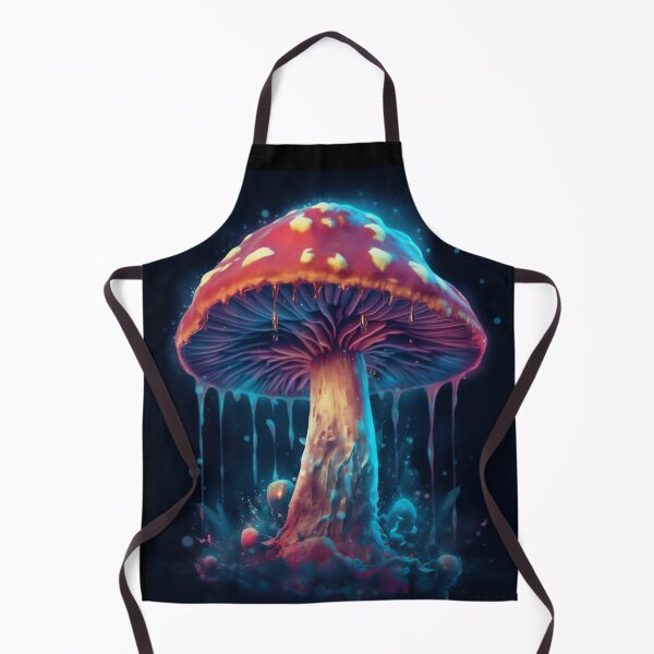 Item preview, Trippy Dripping Mushroom AI Art Digital Painting designed and sold by Basti09.