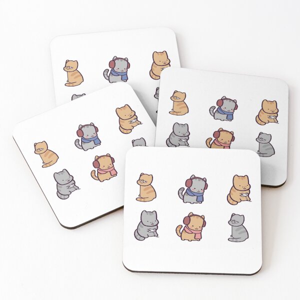 Item preview, Adorable and Funny Cartoon Cat Pack 2 designed and sold by ThumboArtBumbo.
