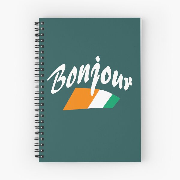 Item preview, Bonjour (hello in French) - Ivory Coast Flag designed and sold by lobodelnoir.