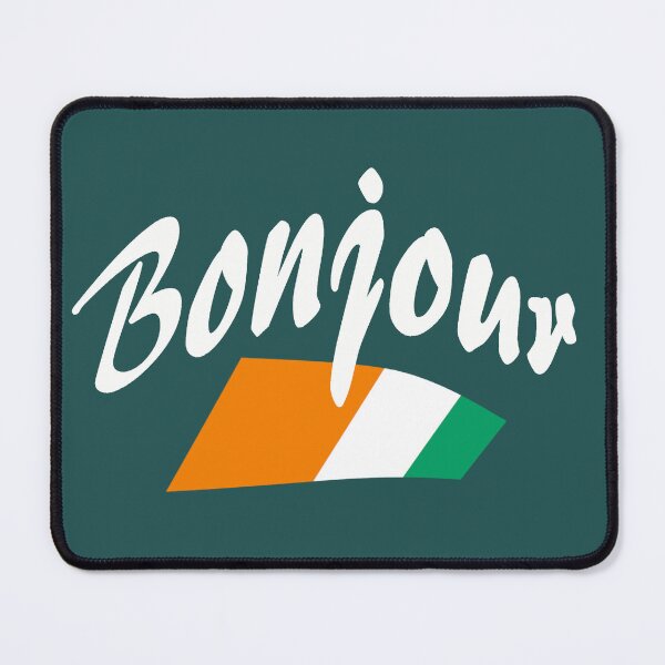 Item preview, Bonjour (hello in French) - Ivory Coast Flag designed and sold by lobodelnoir.