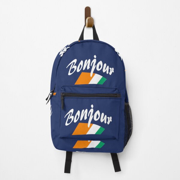 Item preview, Bonjour (hello in French) - Ivory Coast Flag designed and sold by lobodelnoir.