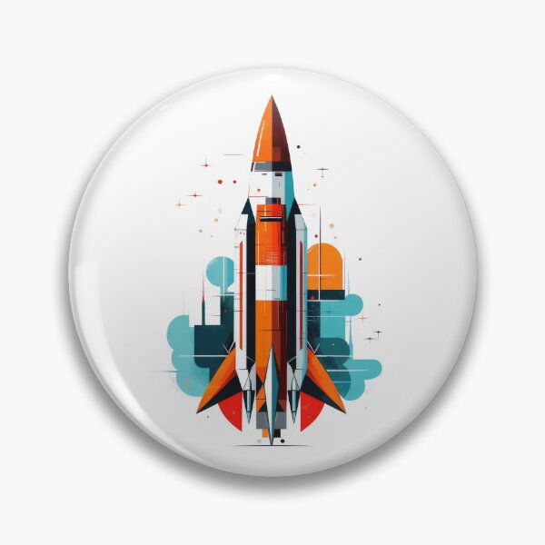 Item preview, Pop Space Rocket designed and sold by orangepeel.
