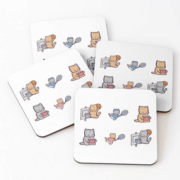 Item preview, Summer Sporty Cat Pack designed and sold by ThumboArtBumbo.