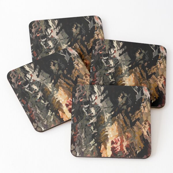 Item preview, Abstract Crosshatch in Rich Browns and Reds designed and sold by Trevor Hirst.