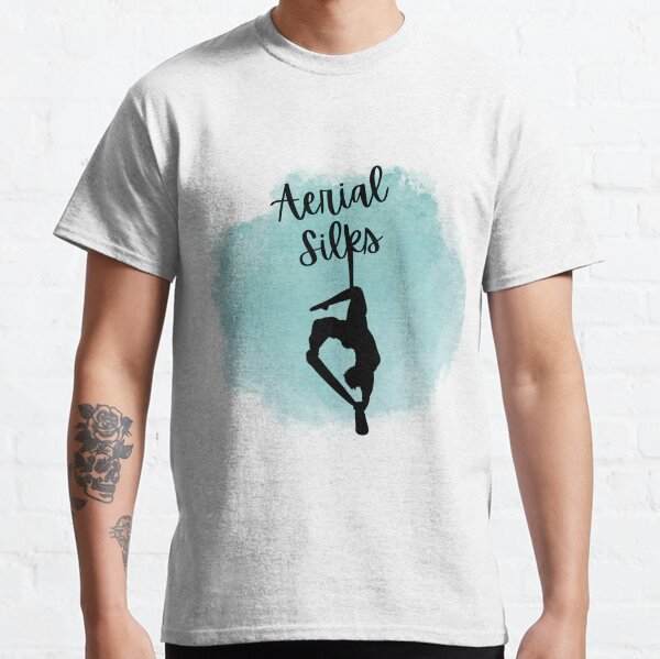 Aerial Silks on Teal Smoke Classic T-Shirt