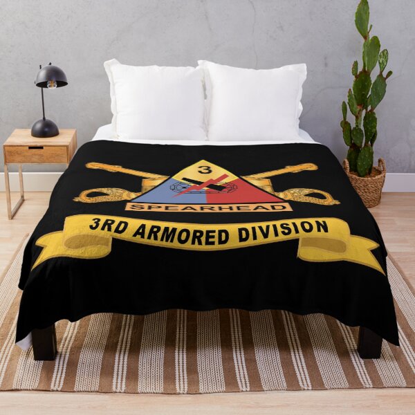 Item preview, Army - 3rd Armored Division - SSI w Br - Ribbon X 300 designed and sold by Military Insignia Products.