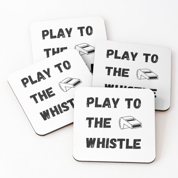 Item preview, Play To The Whistle - Referee designed and sold by PointsPerGame.
