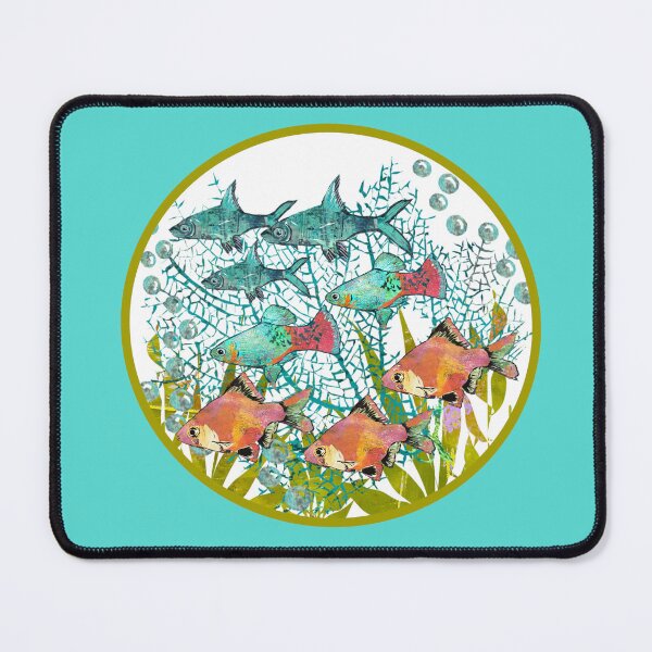 Item preview, Underwater School of Tropical Fish designed and sold by ginaisarty.