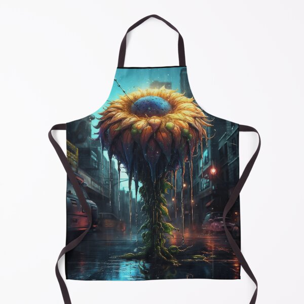 Item preview, Trippy Sunflower AI Art Digital Painting designed and sold by Basti09.