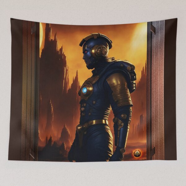 Item preview, Brygdon Of The Fifth Imperium Powerful AI Concept Art Portrait by Xzendor7 designed and sold by Xzendor7 Digital Art Creations.
