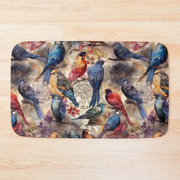 Item preview, Vintage-inspired birds designed and sold by pinkal.