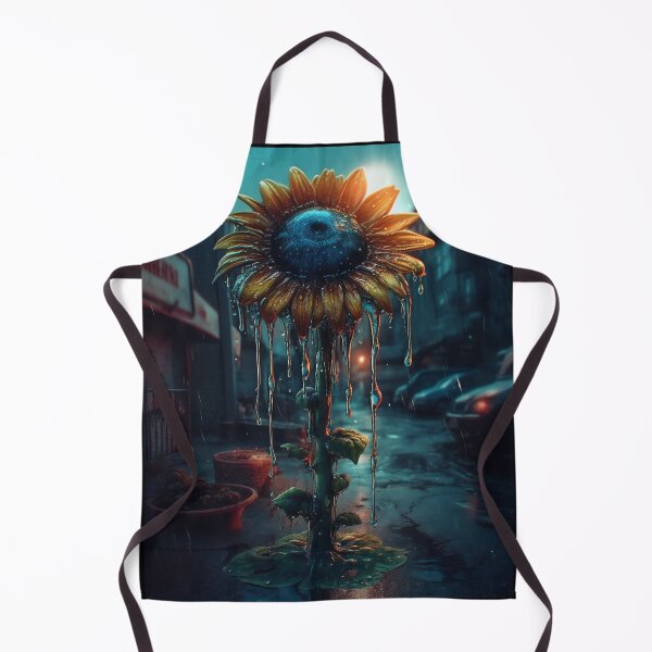 Item preview, Trippy Sunflower AI Art Digital Painting designed and sold by Basti09.