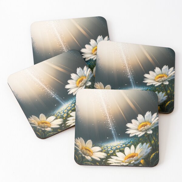 Item preview, Sunlit Serenity: Abstract Daisy Fields designed and sold by Artistic Imagery.
