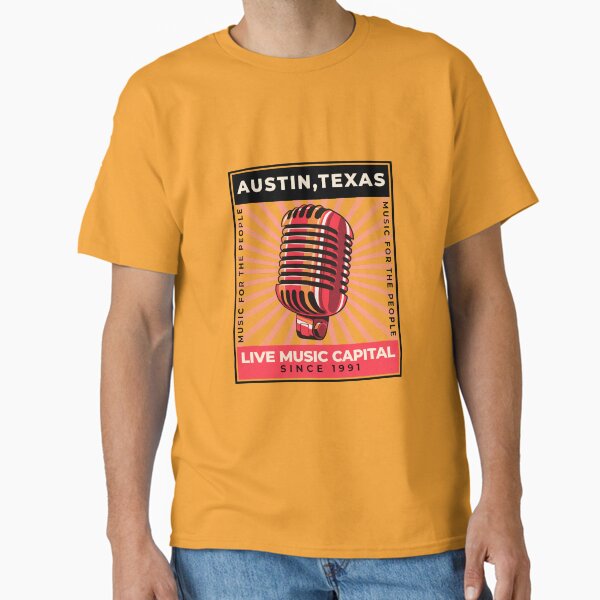 Item preview, Austin Texas music shirt designed and sold by elevatedj.