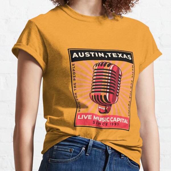 Item preview, Austin Texas music shirt designed and sold by elevatedj.