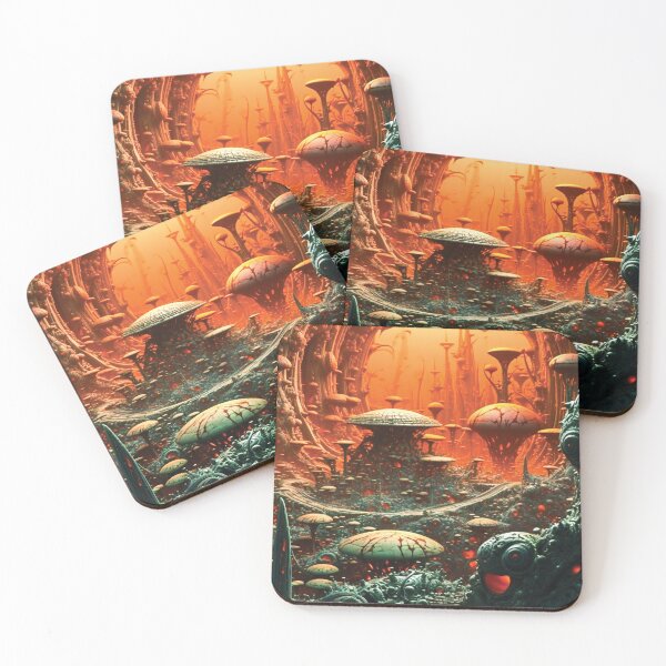 Item preview, Fantasy Alien Planet Landscape designed and sold by AdrianGrosu.