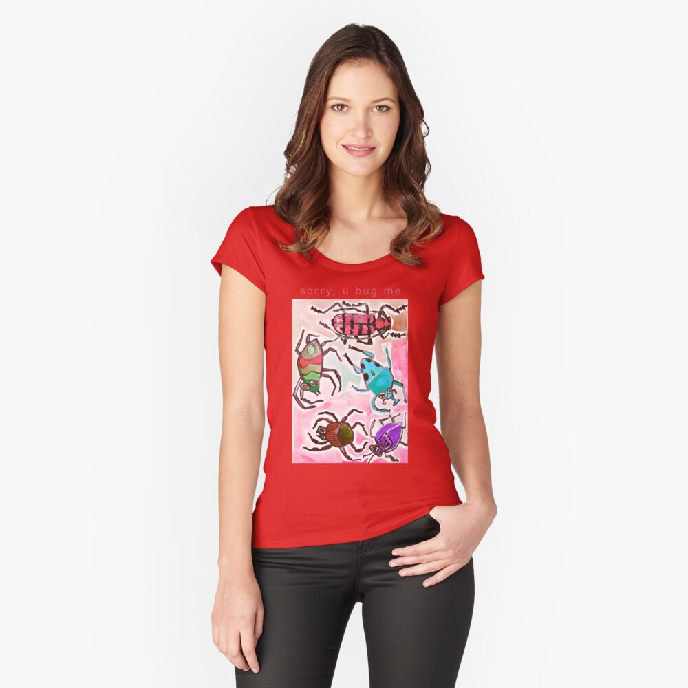 Item preview, Fitted Scoop T-Shirt designed and sold by SandraEichner.