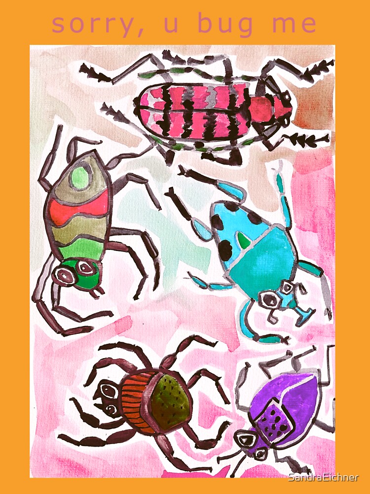 Thumbnail 7 of 7, Classic T-Shirt, u bug me designed and sold by SandraEichner.