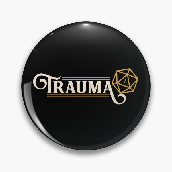 Item preview, Trauma Critical Faily Funny D20 Dice designed and sold by pixeptional.