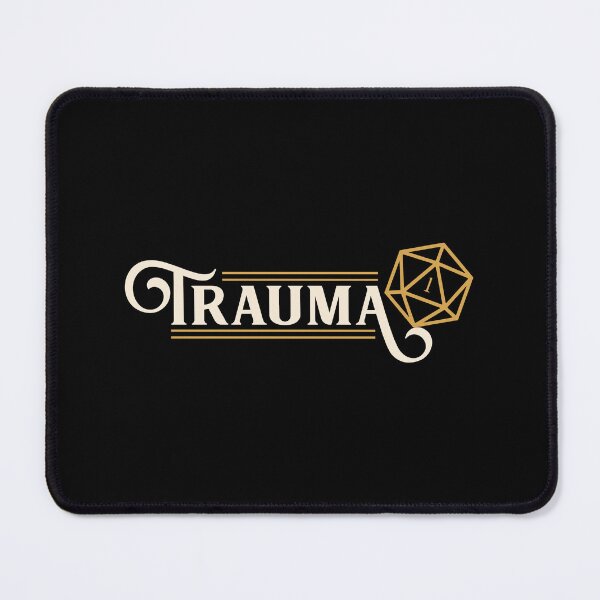 Item preview, Trauma Critical Faily Funny D20 Dice designed and sold by pixeptional.