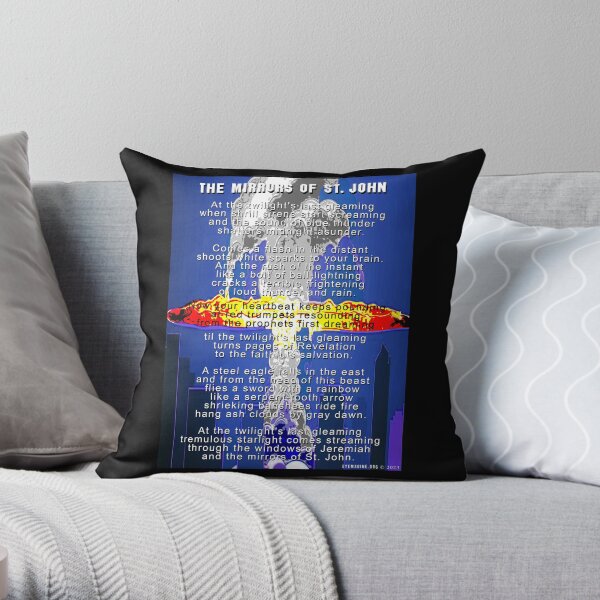 The Mirrors of St. John Throw Pillow