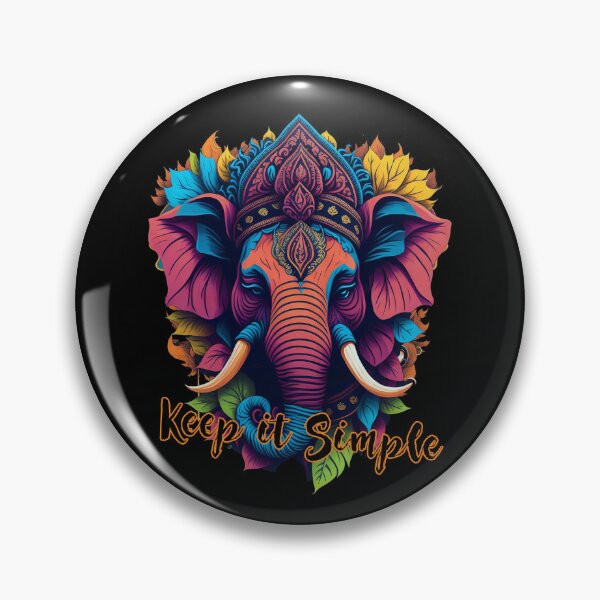 Item preview, keep it simple ganesha designed and sold by ZenStickConcept.