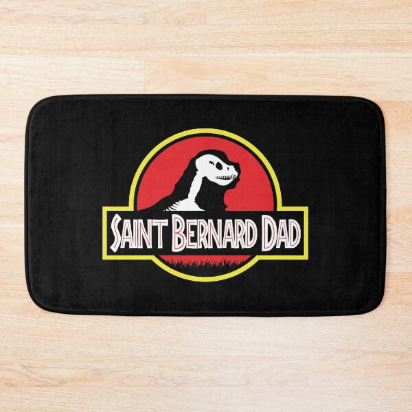 Item preview, (For Dark Background) Jurassic Saint Bernard Dad designed and sold by More Cute Dogs.