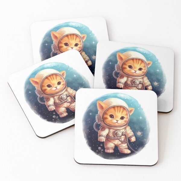 Item preview, Space Kitten designed and sold by orangepeel.