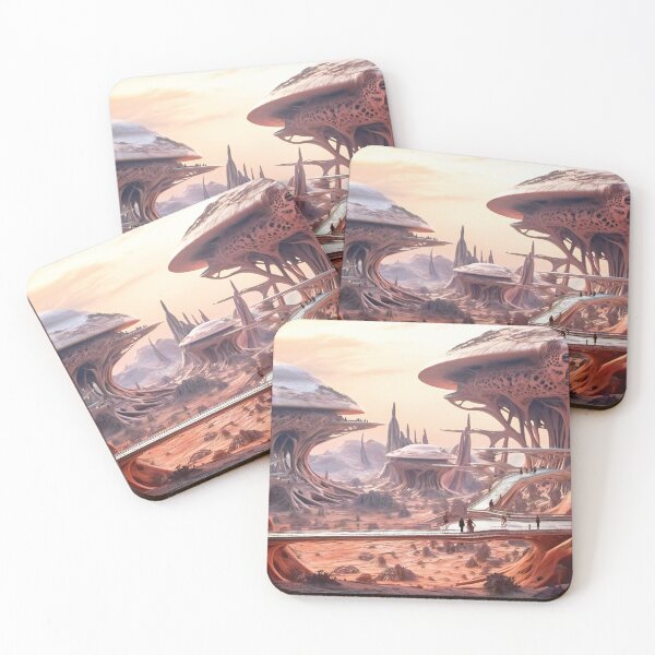 Item preview, Fantasy Alien Planet Landscape designed and sold by AdrianGrosu.