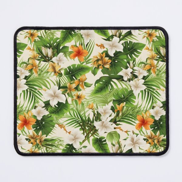 Item preview, Light and floral Hawaiian-themed print designed and sold by MiracleSociety.