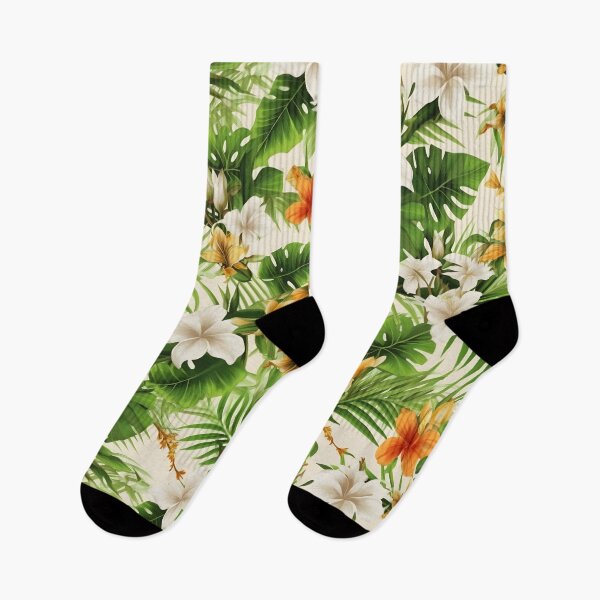 Item preview, Light and floral Hawaiian-themed print designed and sold by MiracleSociety.