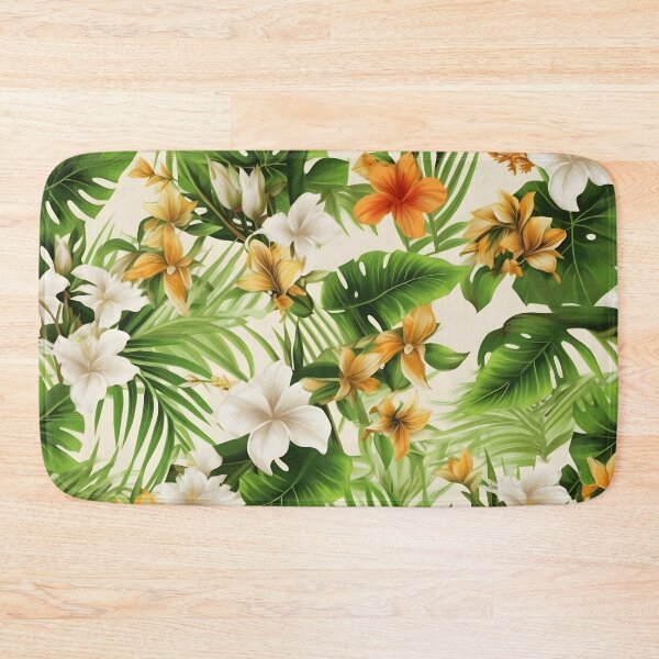 Item preview, Light and floral Hawaiian-themed print designed and sold by MiracleSociety.