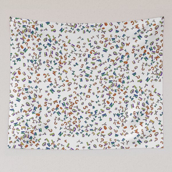 Item preview, Colorful Alphabet Pattern designed and sold by panter.