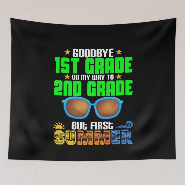 Item preview, Goodbye 1st Grade Graduation To 2nd Grade Hello Summer Kids Gift designed and sold by Mohamedprf.