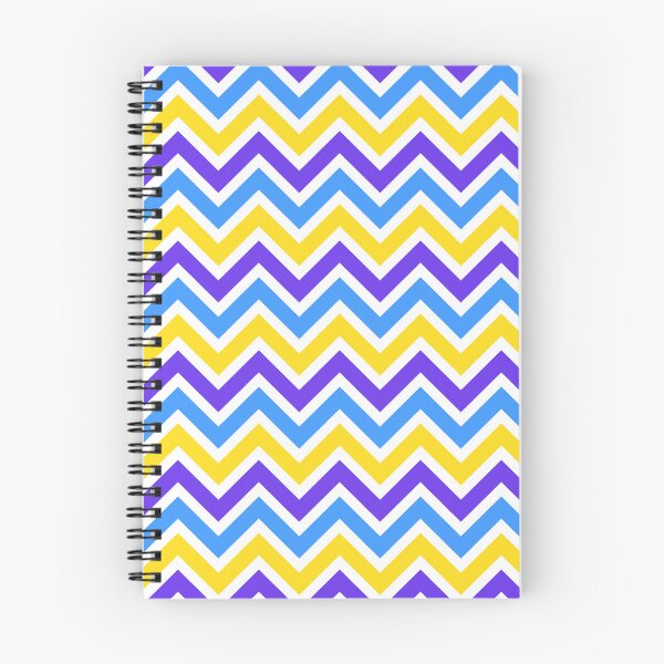 Item preview, Purple Blue Yellow Chevron Pattern designed and sold by Aetherier.