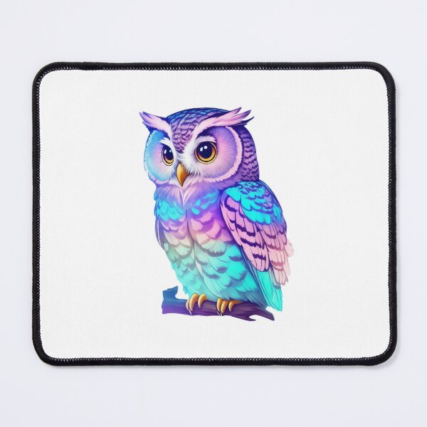 Item preview, Colorful Pastel Holographic Sweet Barn Owl designed and sold by Cawaiico.