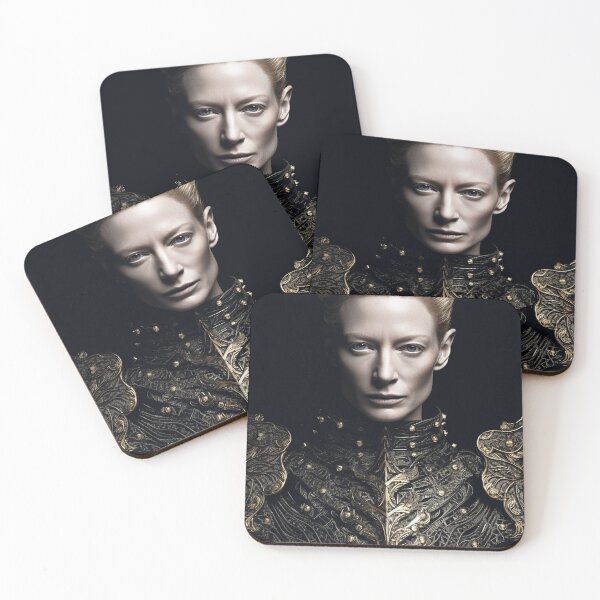 Item preview, Tilda Swinton, black armour  designed and sold by MomokaChan.