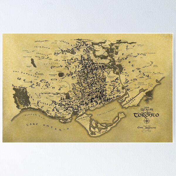 Item preview, The Realm of Downtown Toronto designed and sold by Limebylimeart.