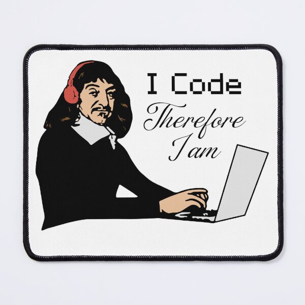 Item preview, I Code Therefore I am - René Descartes designed and sold by Thoo.