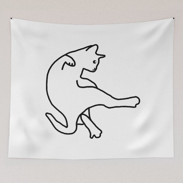 Item preview, cat jump dragon kick designed and sold by jk-kyun.