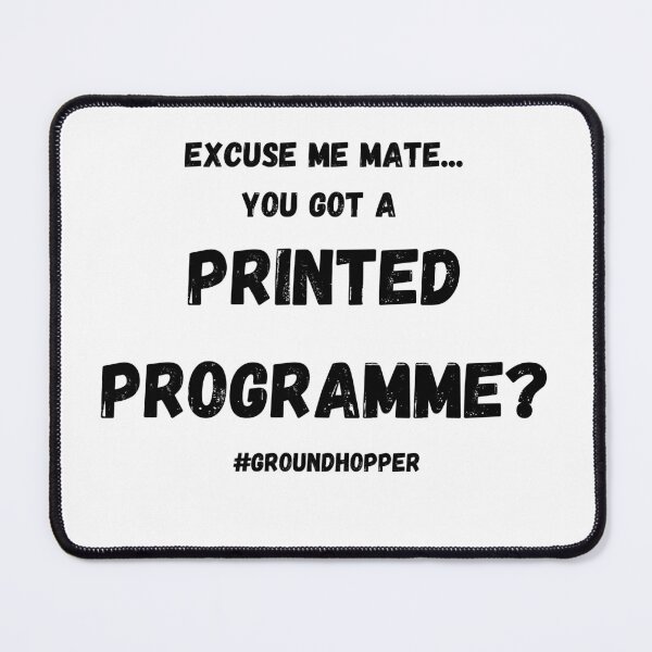 Item preview, Groundhopper - Printed Programme - Non League Football designed and sold by PointsPerGame.