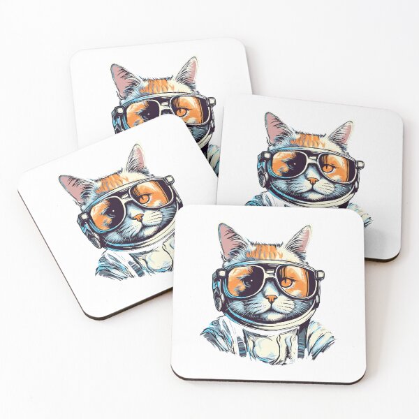 Item preview, Cosmic Cool Cat designed and sold by purrestrial-co.